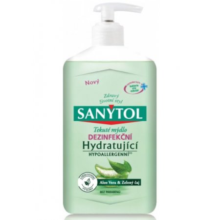 Sanytol hydratačné dezinfekčné tekuté mydlo 250ml s dávkovačom