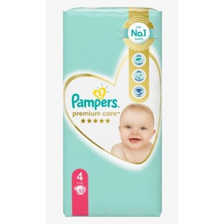 Pampers Premium Care 9-14kg veľ.4 52ks