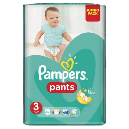 Pampers Pants Midi 3 6-11kg 60ks