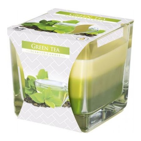 Bispol Tricolor Green Tea vonná sviečka snk80-83