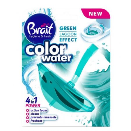 Brait Green Lagoon Color Water 4v1 WC záveska 40g