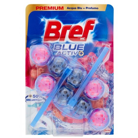 Bref Blue Aktiv Floral 2x50g WC záveska