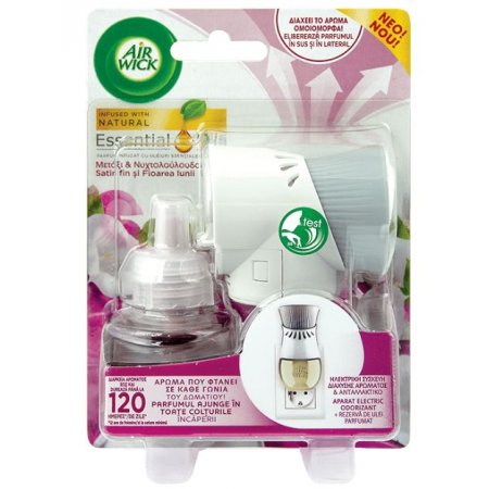 Air Wick Smooth Satin Moon Lily elektrický osviežovač s náplňou 19ml