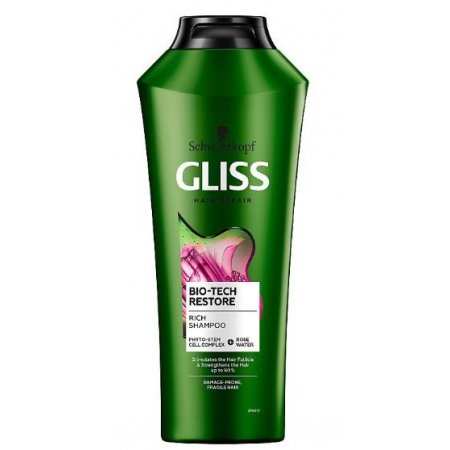 Gliss Kur (Glisskur) Bio-Tech Restore šampón na vlasy 400ml