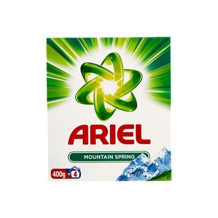 Ariel prací prášok na 4 prania 400g Mountain Spring