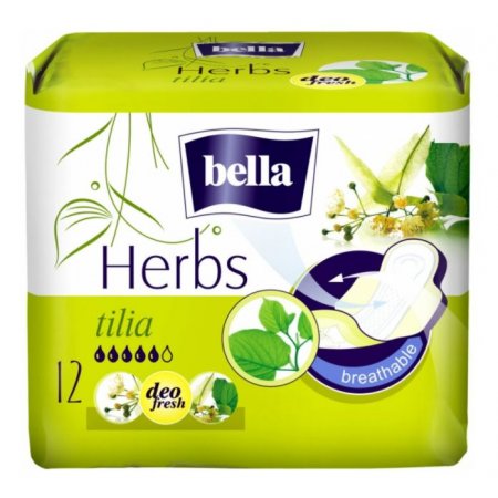 Bella Herbs Tilia dámske hygienické vložky 12ks