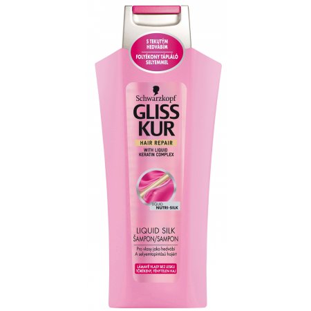 Gliss Kur Liquid Silk šampón na vlasy 400ml