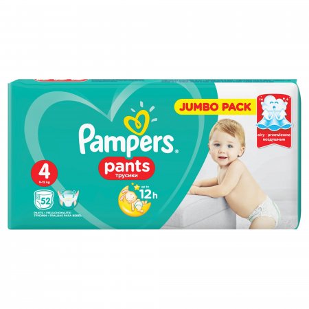 Pampers Pants 9-15kg veľ.4 52ks