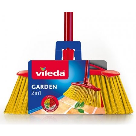 Vileda Garden 2v1 metla do záhrady 1ks