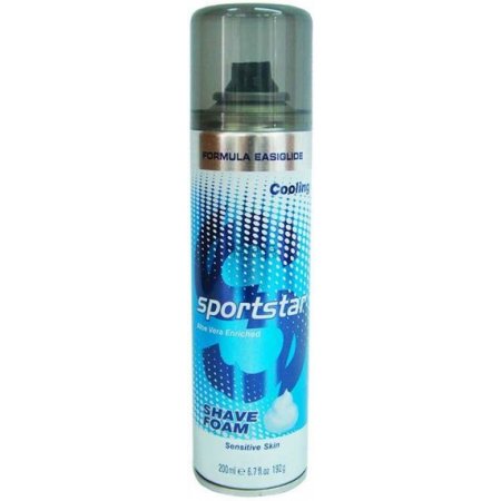 Sportstar pánska pena na holenie 200ml Cooling Sensitive skin