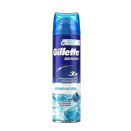 Gillette Series pánsky gél na holenie 200ml Sensitive Cool