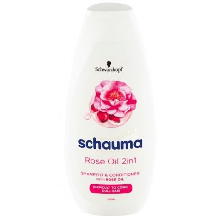 Schauma Rose Oil 2in1 dámsky šampón na vlasy 400ml