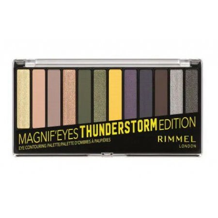 Rimmel MAGNIF´EYES Thunderstorm Edition kazeta tieňov 12-kusová 14,2g