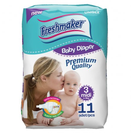 Freshmaker Premium destké plienky 11ks (4-9kg) Midi