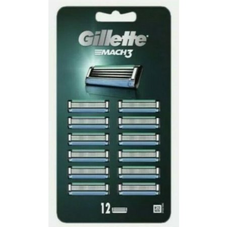 Gillette Mach3 náhradné hlavice 12ks