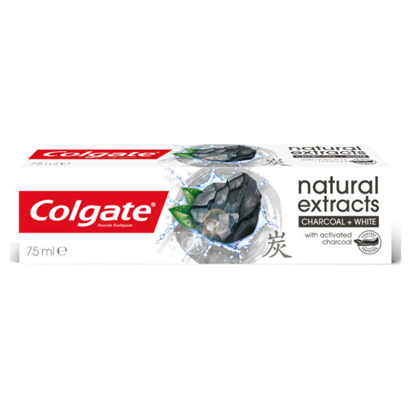 COLGATE Zubná pasta Natural Extracts Charcoal+White 75 ml